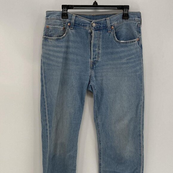 Levi's Men's Light Wash Straight Leg Denim Jeans Size 30x30 - Picture 1 of 5